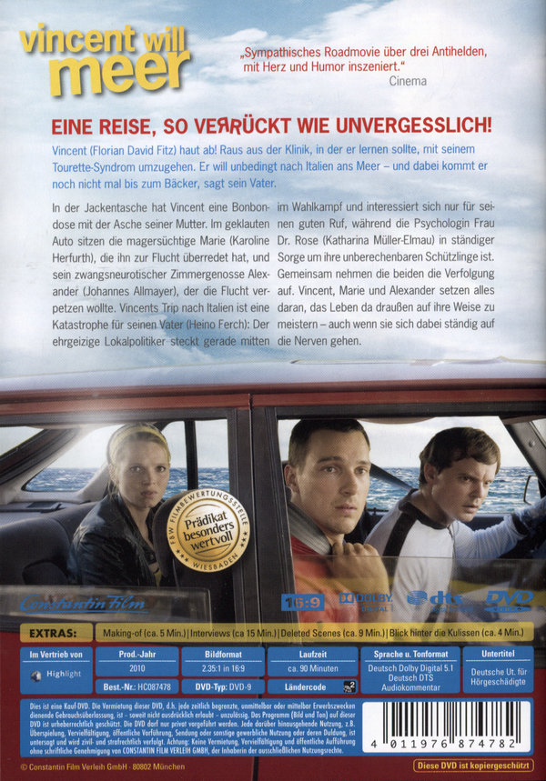 Vincent will Meer  (DVD)