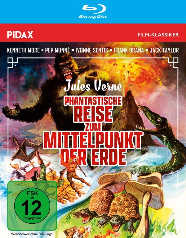 Jules Verne: Phantastische Reise zum Mittelpunkt der Erde / Aufwändige Verfilmung des Jules-Verne-Abenteuerklassiker mit Starbesetzung (Pidax Film-Klassiker)  (Blu-ray Disc)
