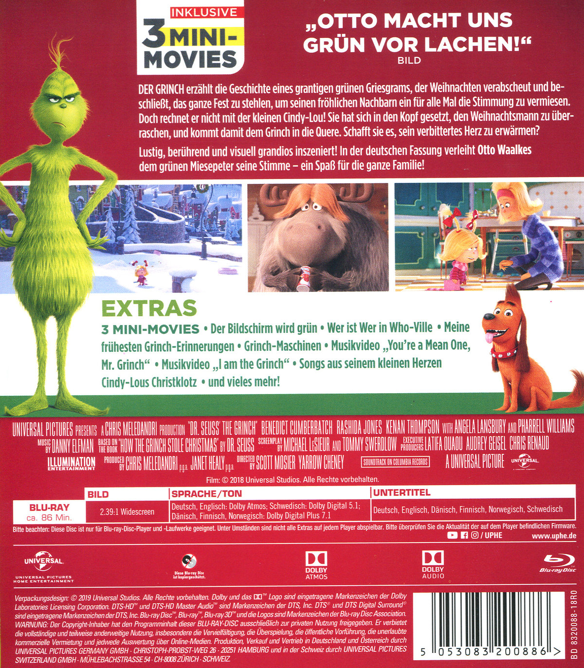 Der Grinch (2018) - Weihnachts-Edition  (Blu-ray Disc)