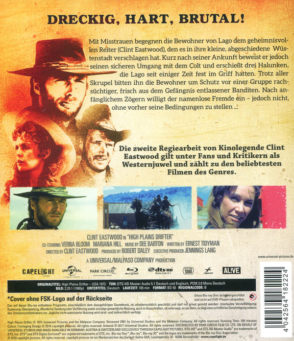 Ein Fremder ohne Namen - Uncut Edition (blu-Ray) Ein Fremder ohne Namen - Uncut Edition (blu-Ray)