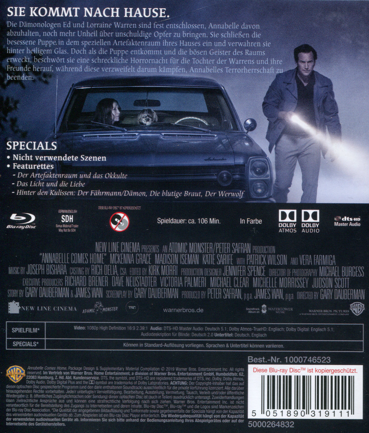 Annabelle 3 (blu-ray)