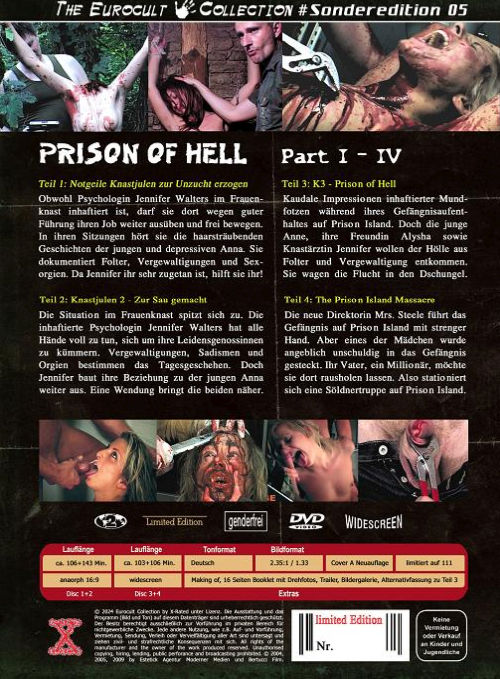 Prison of Hell - Teil 1-4 - Uncut Mediabook Edition  (DVD) (A2)