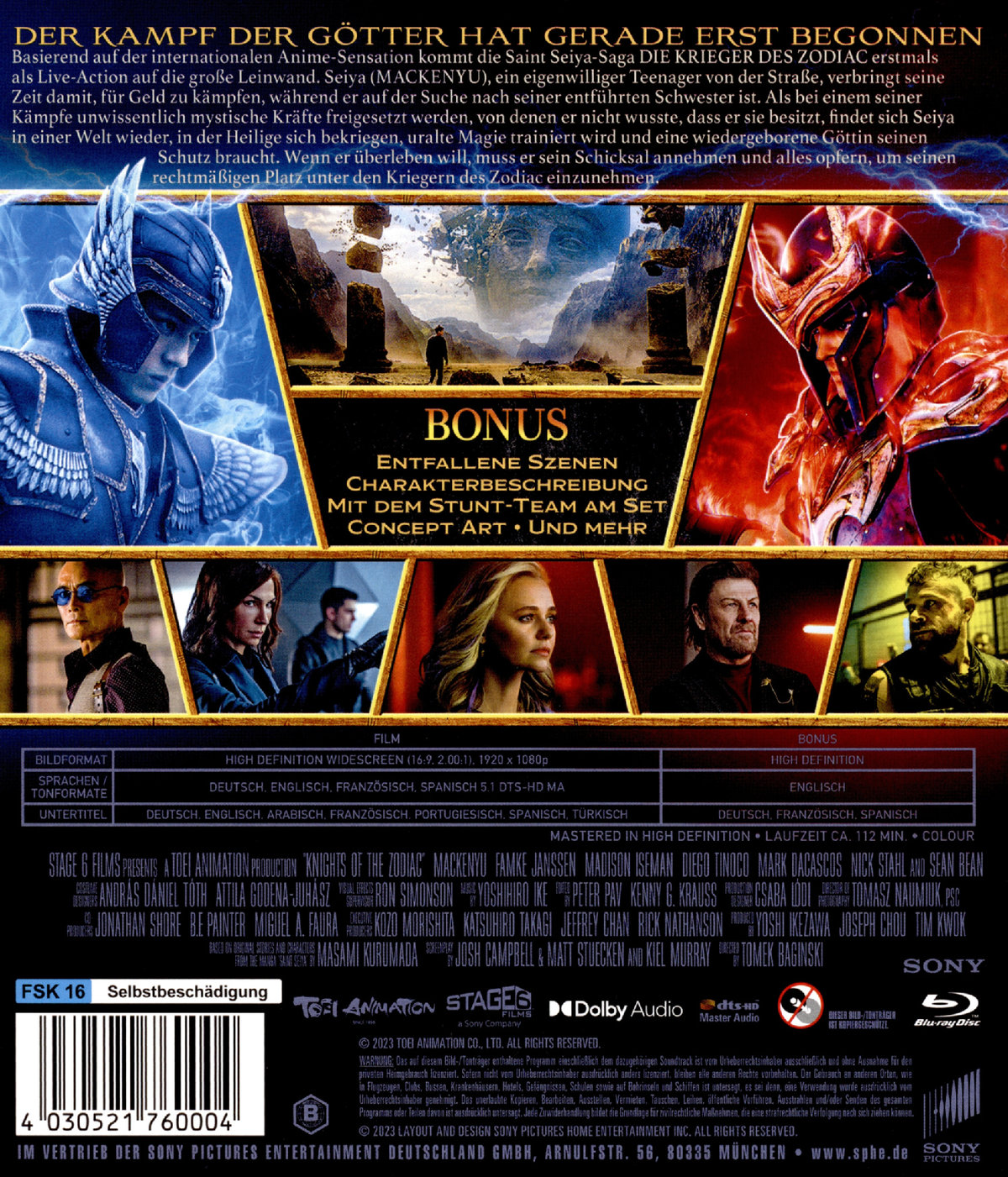 Saint Seiya: Die Krieger des Zodiac - Der Film (blu-ray)