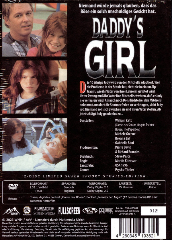Daddy's Girl - Uncut Mediabook Edition  (DVD)