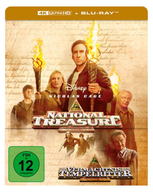 Das Vermächtnis der Tempelritter - Uncut Steelbook Edition  (4K Ultra HD+blu-ray)
