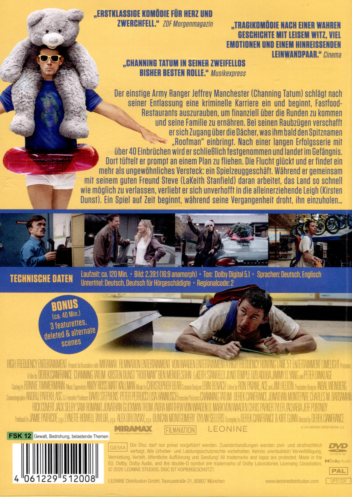 Der Hochstapler - Roofman  (DVD)