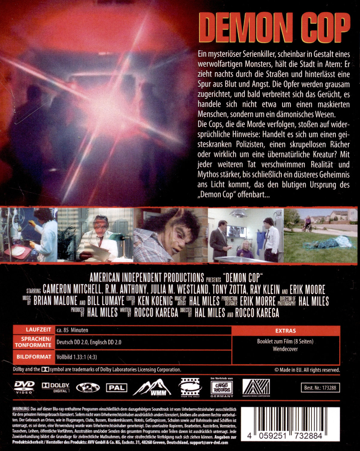 Demon Cop - From The Vault #17  (Blu-ray Disc)