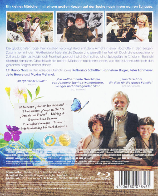 Heidi  (inklusive Booklet, Postkartenset, Poster)  [SE]  (Blu-ray Disc)