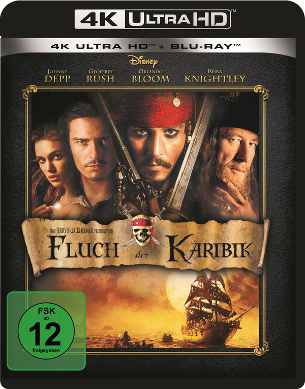 Fluch der Karibik  (4K Ultra HD) (+ Blu-ray 2D)  (Blu-ray 4K Ultra HD)