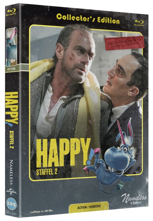Happy - Staffel 2 - Uncut Mediabook Edition (blu-ray) (C)