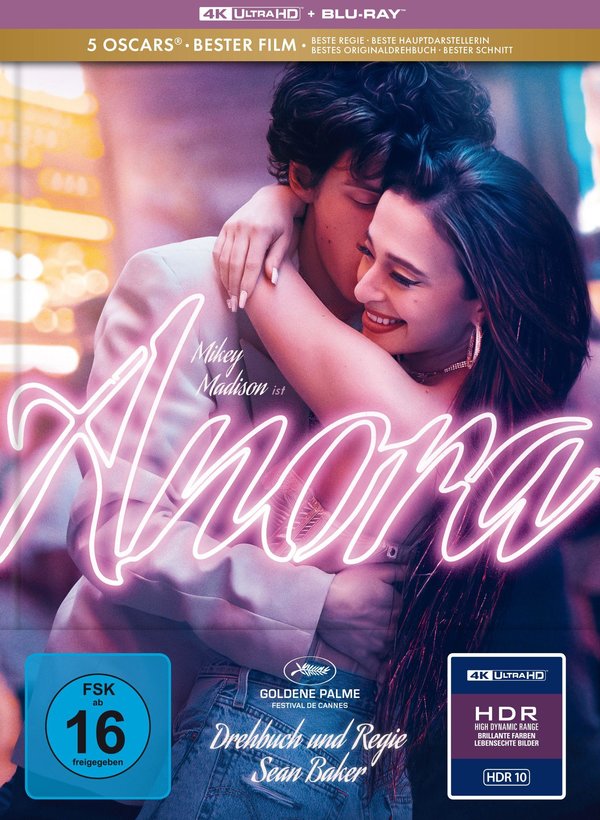 Anora - Uncut Mediabook Edition  (4K Ultra HD+blu-ray) (B)