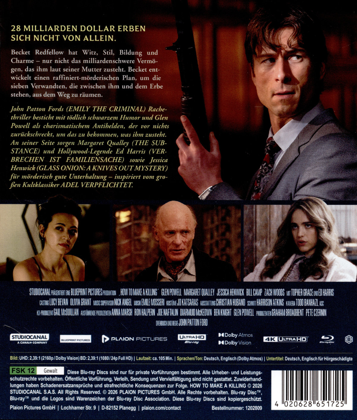 How to Make a Killing: Todsicheres Erbe  (4K Ultra HD+Blu-ray)