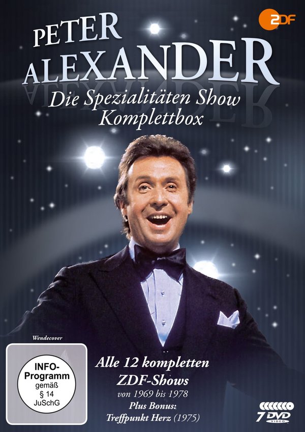 Die Peter Alexander Spezialitäten Show - Komplettbox (Alle 12 ZDF-Shows plus Treffpunkt Herz) (Neuauflage)  [7 DVDs]  (DVD)