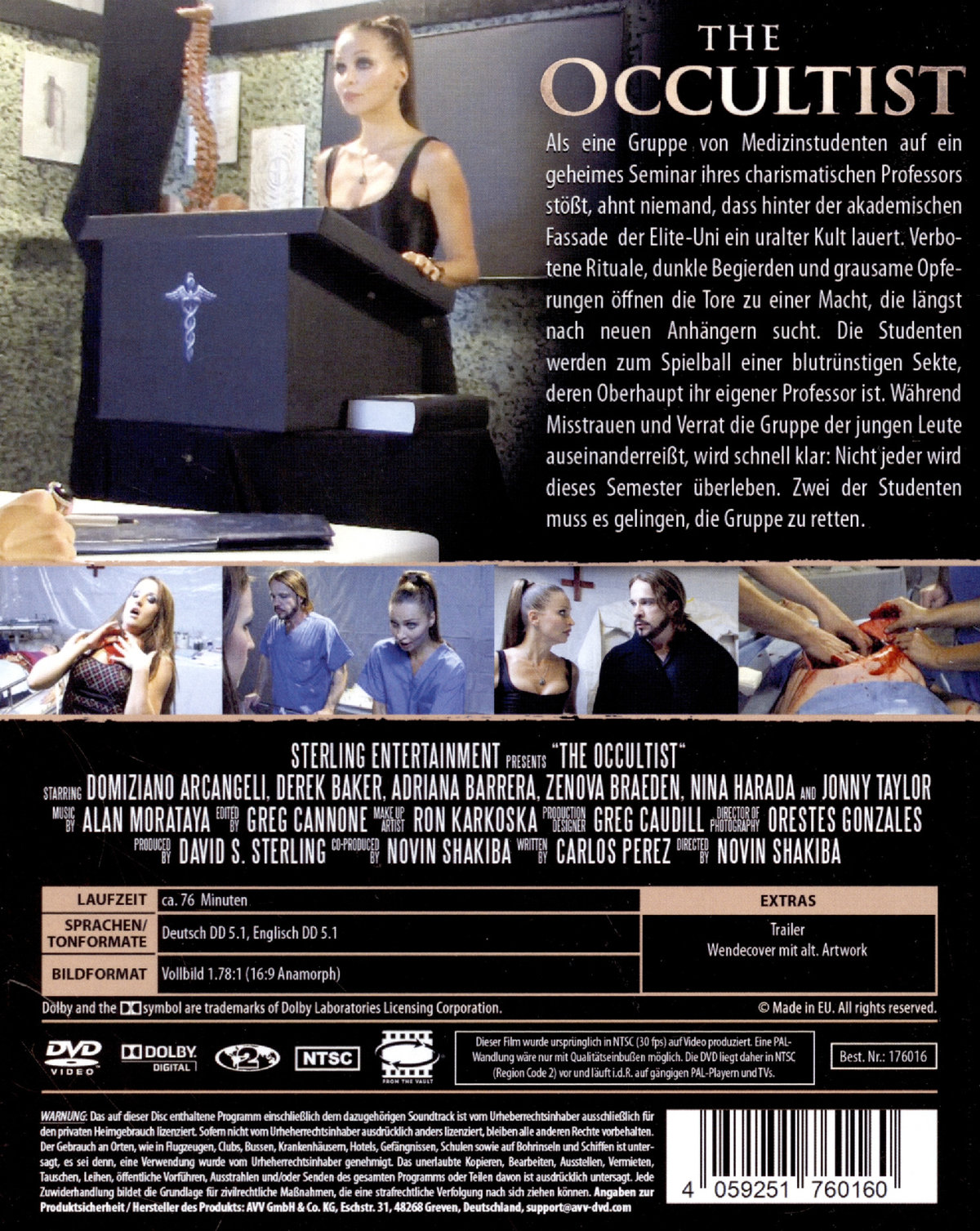 THE OCCULTIST - From The Vault #67 - Limited Uncut Edition  (DVD)