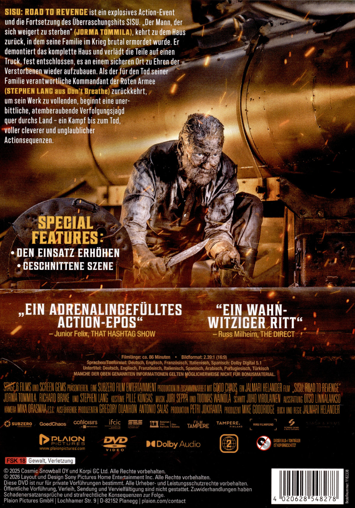 Sisu: Road to Revenge  (DVD)