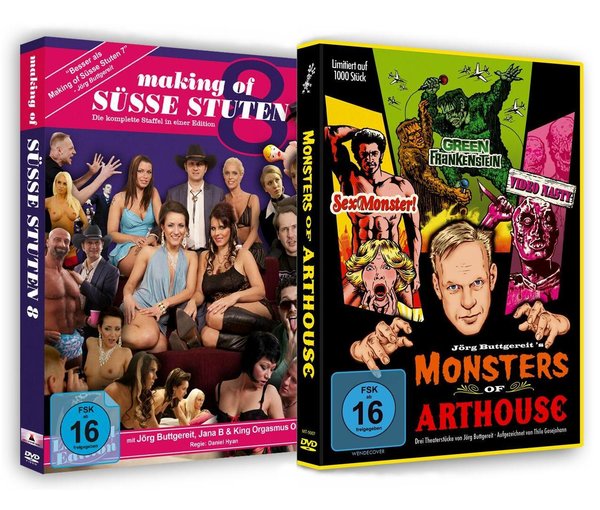 MONSTERS OF ARTHOUSE und MAKING OF SÜSSE STUTEN 8 - JÖRG BUTTGEREIT BUNDLE  [2 DVDs]  (DVD)