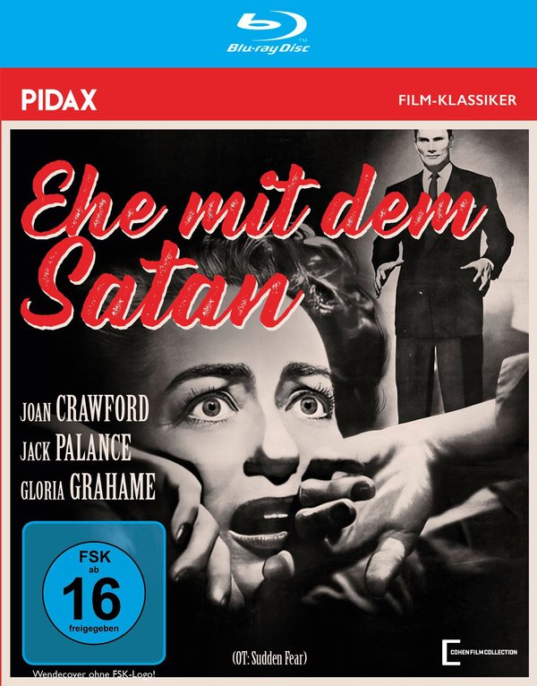Ehe mit dem Satan (Sudden Fear) / Film-Noir-Meisterwerk mit Starbesetzung (neue 2K-Abtastung) (Pidax Film-Klassiker)  (Blu-ray Disc)