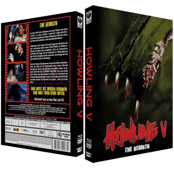 Howling 5 - The Rebirth - Uncut Mediabook Edition (DVD+blu-ray) (C)