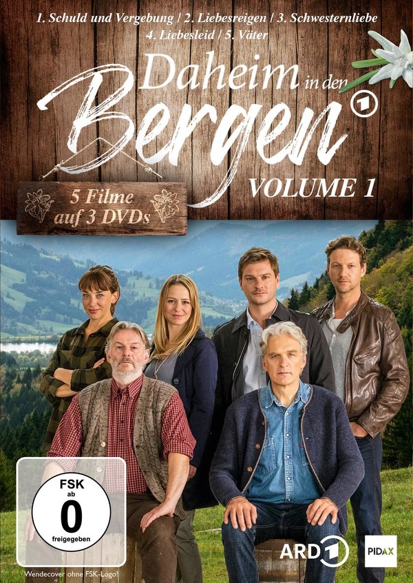 Daheim in den Bergen, Vol. 1 / Die ersten 5 Spielfilmfolgen der beliebten Alpensaga  [3 DVDs]  (DVD)