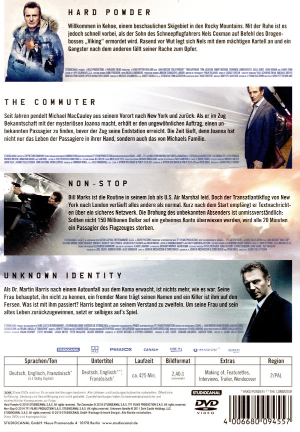 Liam Neeson Adrenalin Collection