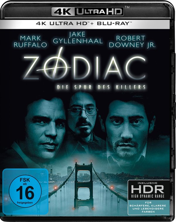 Zodiac: Die Spur des Killers  (4K Ultra HD) (+ Blu-ray)  (Blu-ray 4K Ultra HD)