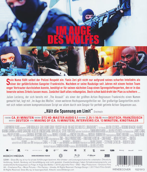 Im Auge des Wolfes (blu-ray)