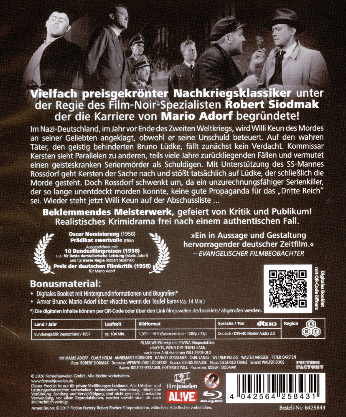 Nachts, wenn der Teufel kam (Neuauflage)  (Blu-ray Disc)