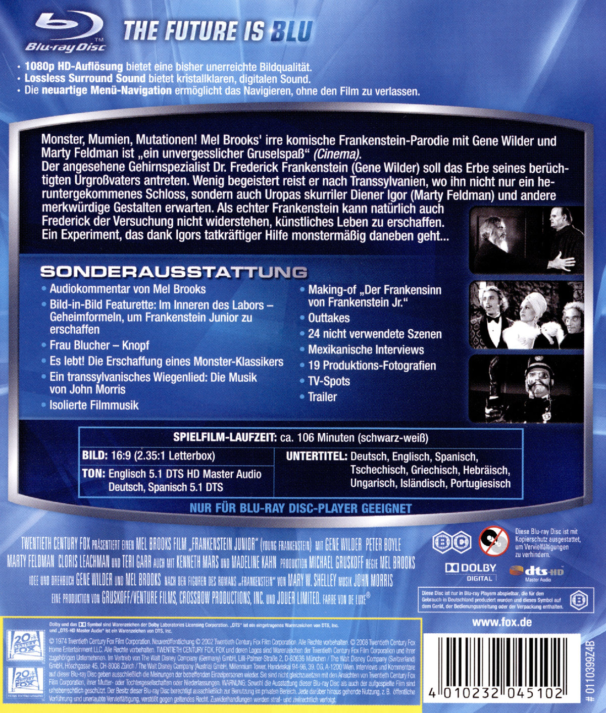 Frankenstein Junior (blu-ray)