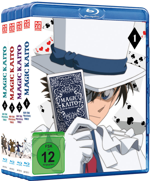 Magic Kaito: Kid the Phantom Thief - Gesamtausgabe - Bundle Vol.1-4  [4 BRs]  (Blu-ray Disc)