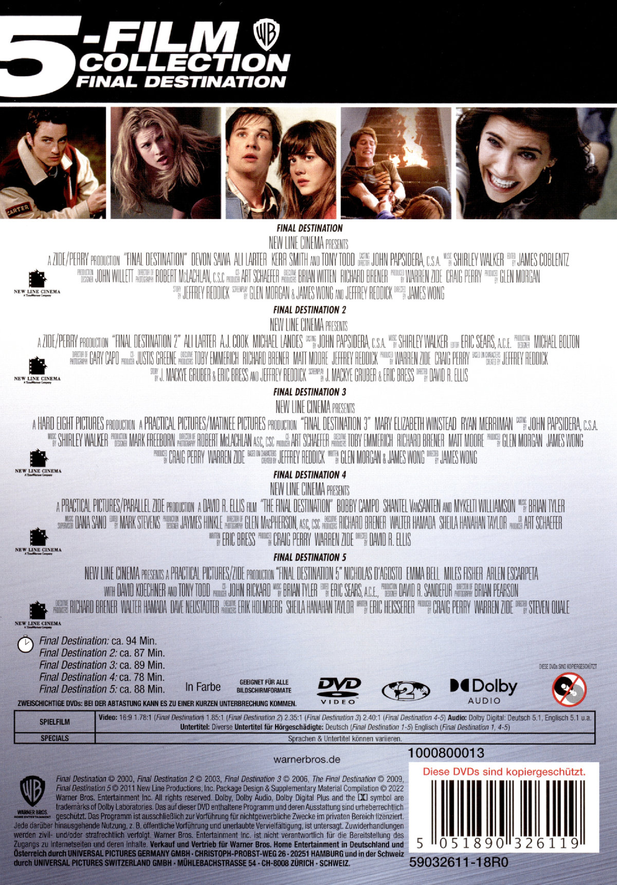 Final Destination 1-5 - Uncut Collection