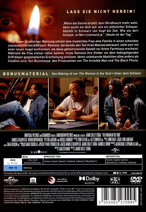 The Woman in the Yard  (DVD)