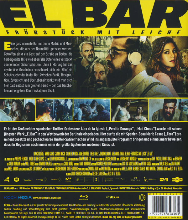 El Bar - Frühstück mit Leiche  (blu-ray)