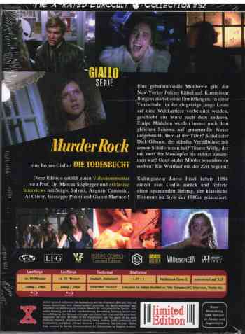 Murder Rock - Die Todesbucht - Uncut Mediabook Edition (blu-ray)