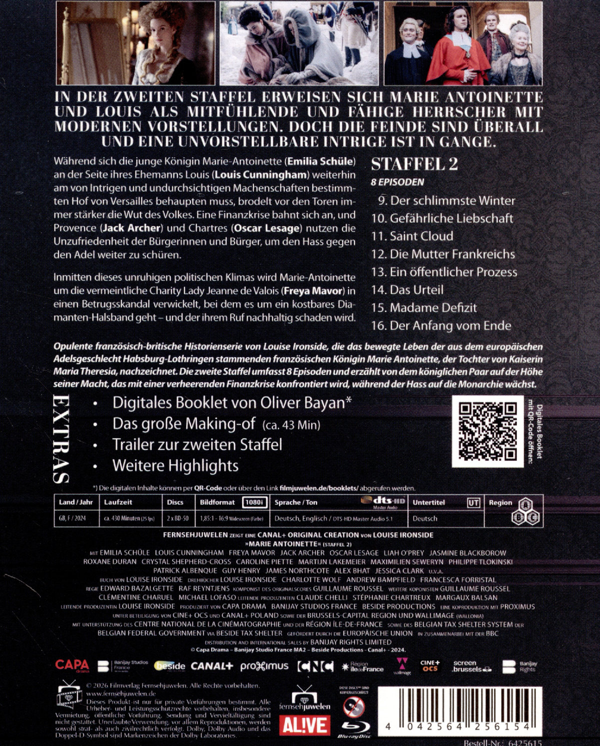 Marie Antoinette - Staffel 2 (1-8) (Fernsehjuwelen)  [2 BRs]  (Blu-ray Disc)