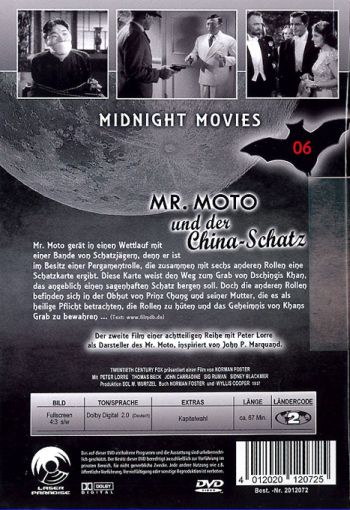 Mr. Moto und der China-Schatz - Midnight Movies 06