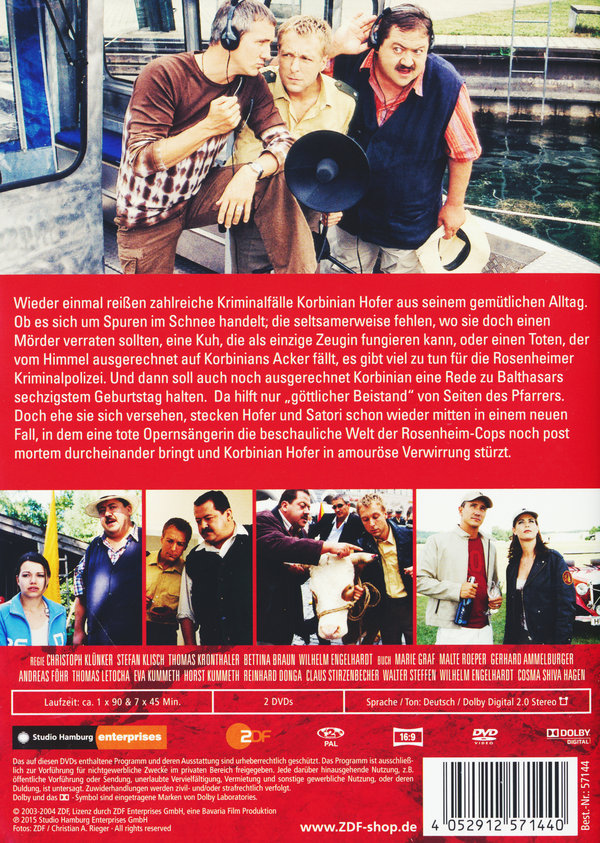 Die Rosenheim Cops - Staffel 3  [2 DVDs]  (DVD)