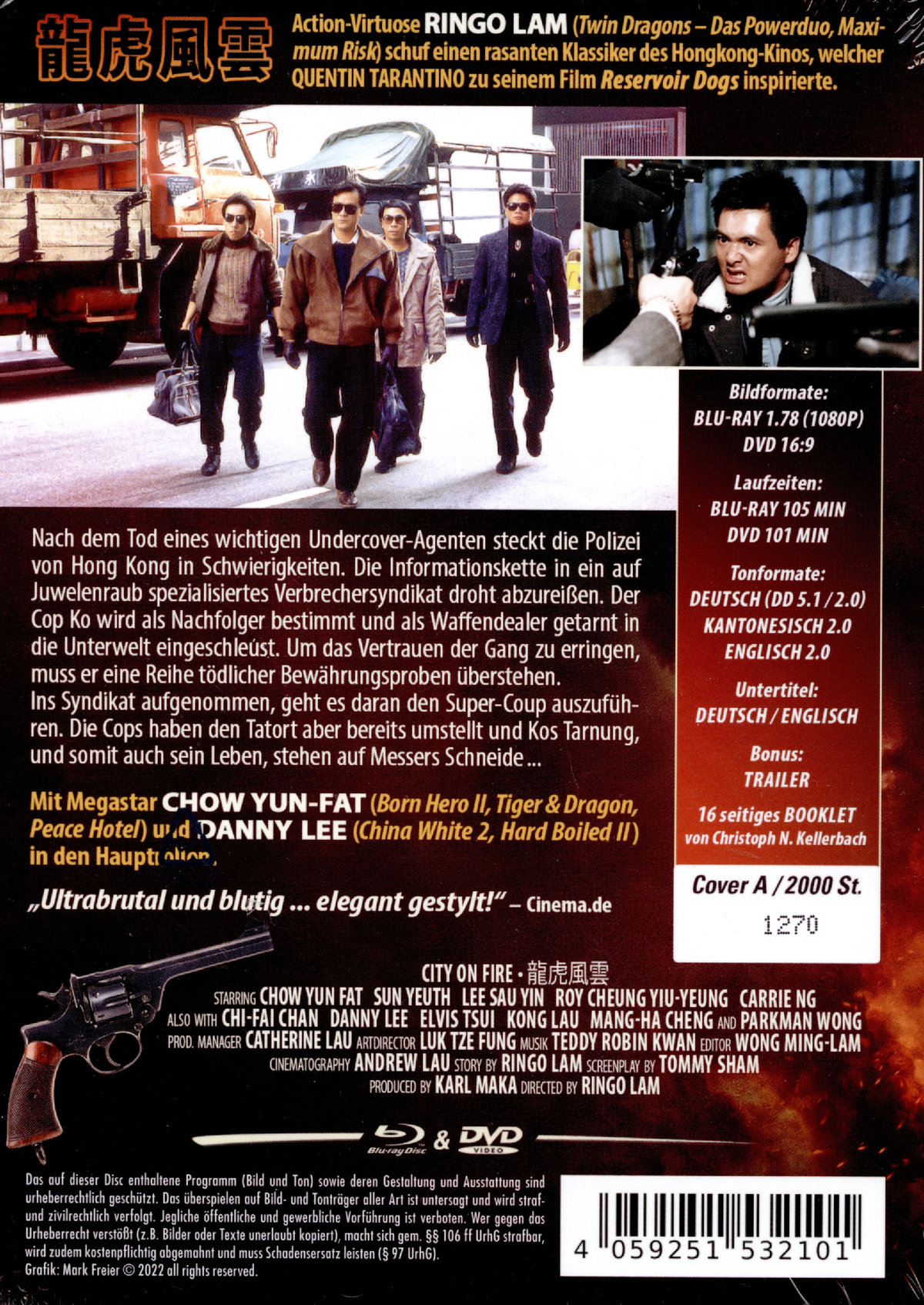 Cover Hard 2 - City on Fire - Uncut Mediabook Edition (DVD+blu-ray) (A)