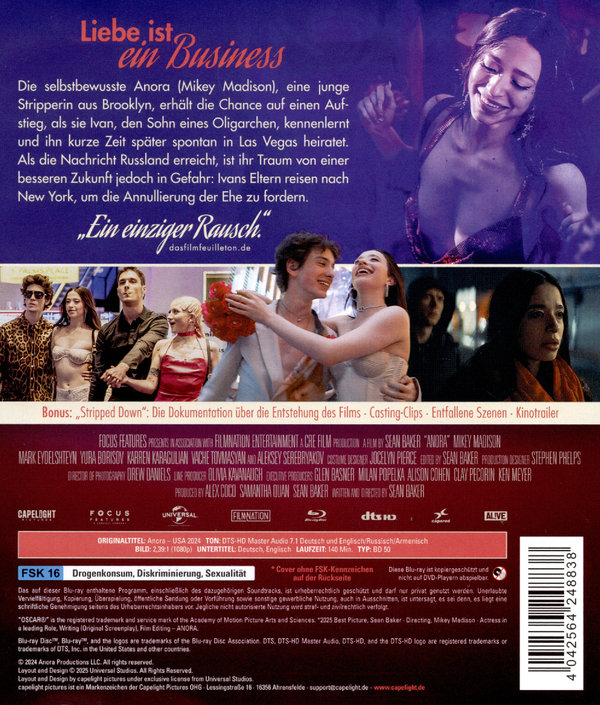 Anora  (Blu-ray Disc)