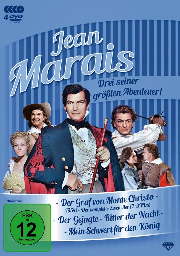 Jean Marais - Drei seiner größten Abenteuer!  [4 DVDs]  (DVD)