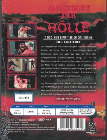 Absurd - Ausgeburt der Hölle - Uncut Mediabook Edition (DVD+blu-ray) (A)