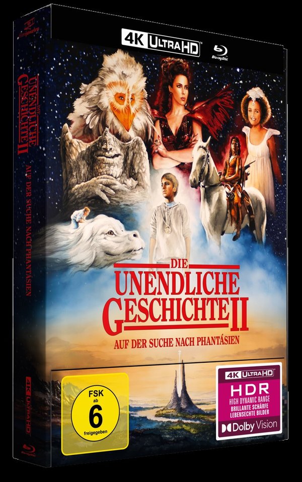 Die unendliche Geschichte II - Auf der Suche nach Phantasien - Limited Mediabook Edition  (4K Ultra HD+blu-ray)
