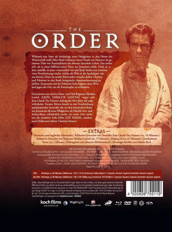 Order, The - Uncut Mediabook Edition (DVD+blu-ray) (B)