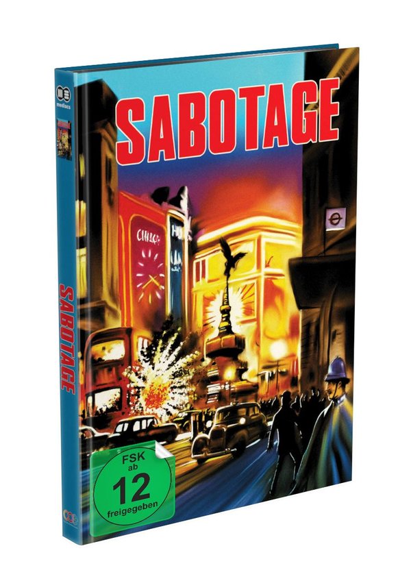 Sabotage - Alfred Hitchcock - Uncut Mediabook Edition (DVD+blu-ray) (B)