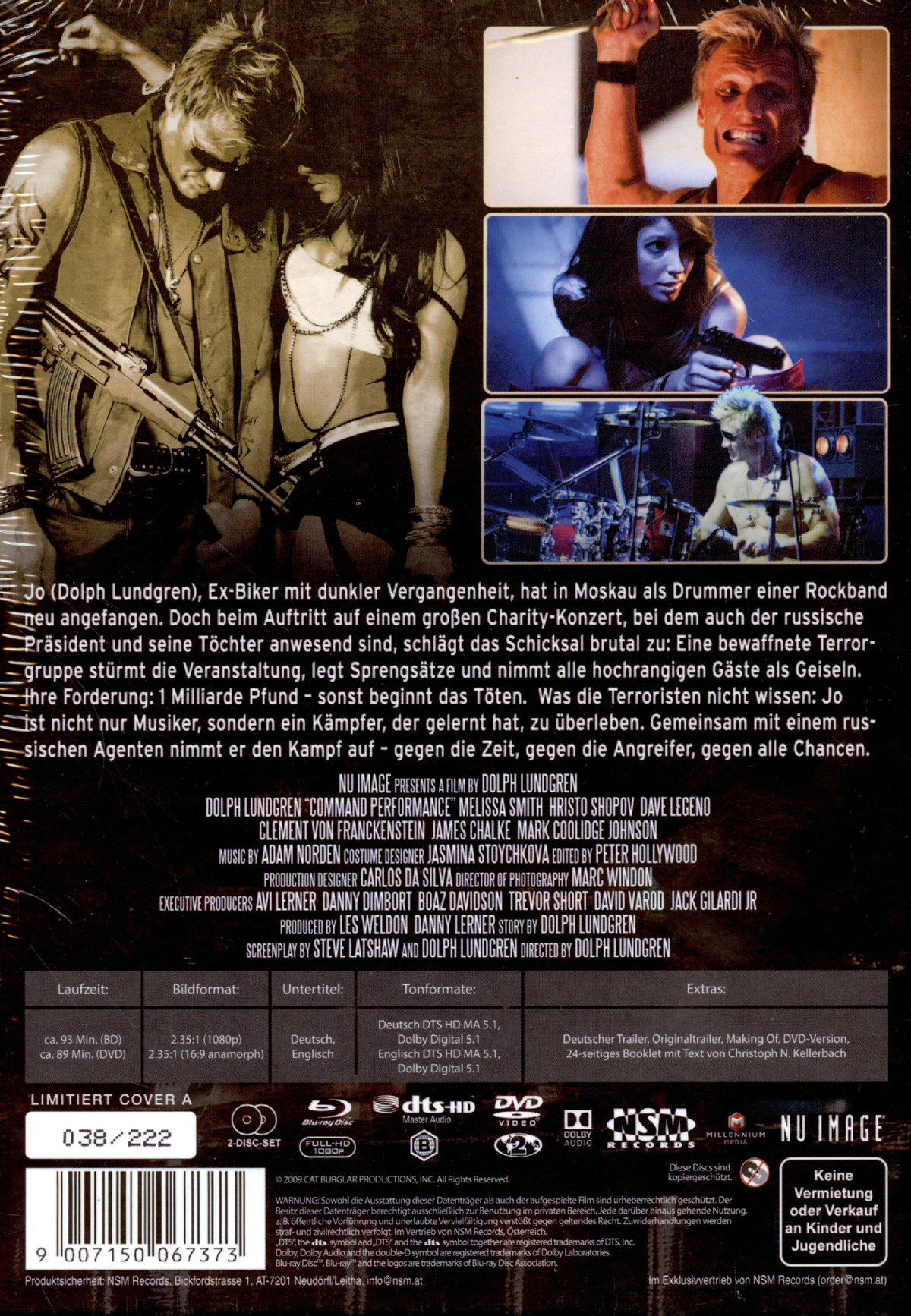 Command Performance - Uncut Mediabook Edition  (DVD+blu-ray) (A)