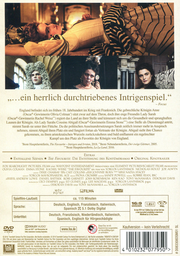 Favourite, The - Intrigen und Irrsinn