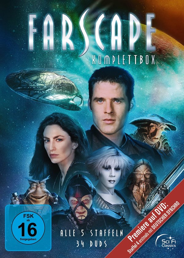 Farscape - Verschollen im All: Komplettbox (Alle 5 Staffeln mit deutscher Synchro)   [34 DVDs]  (DVD)
