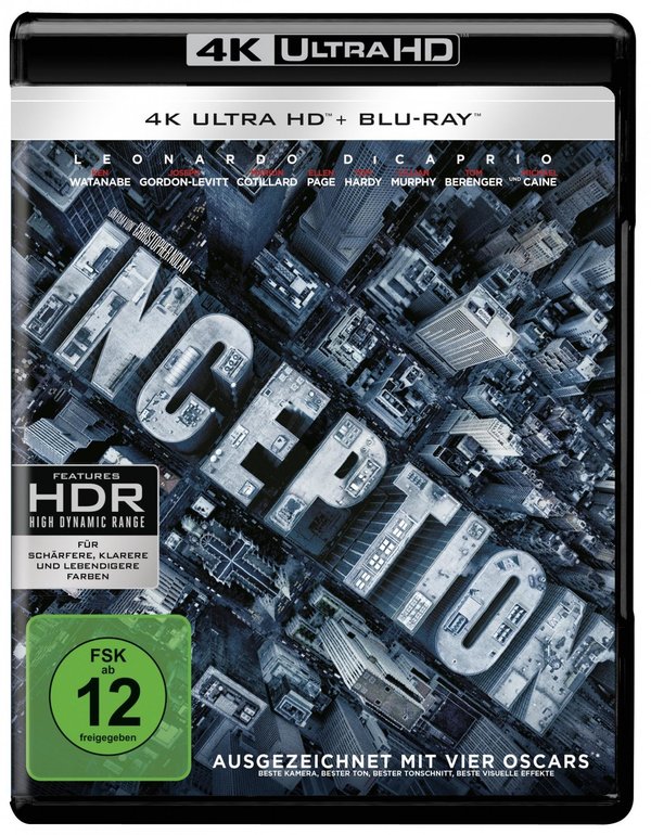 Inception  (4K Ultra HD) (+ 2 Blu-rays)  (Blu-ray 4K Ultra HD)