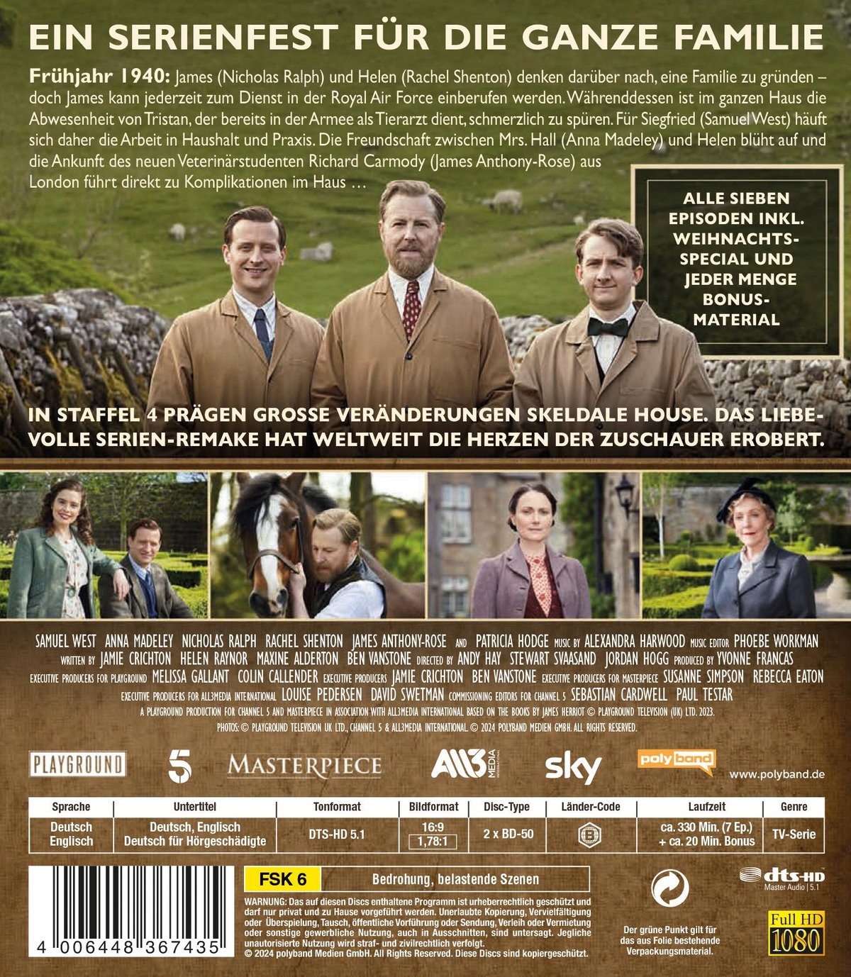 Der Doktor und das liebe Vieh - Staffel 4  [2 BRs]  (Blu-ray Disc)