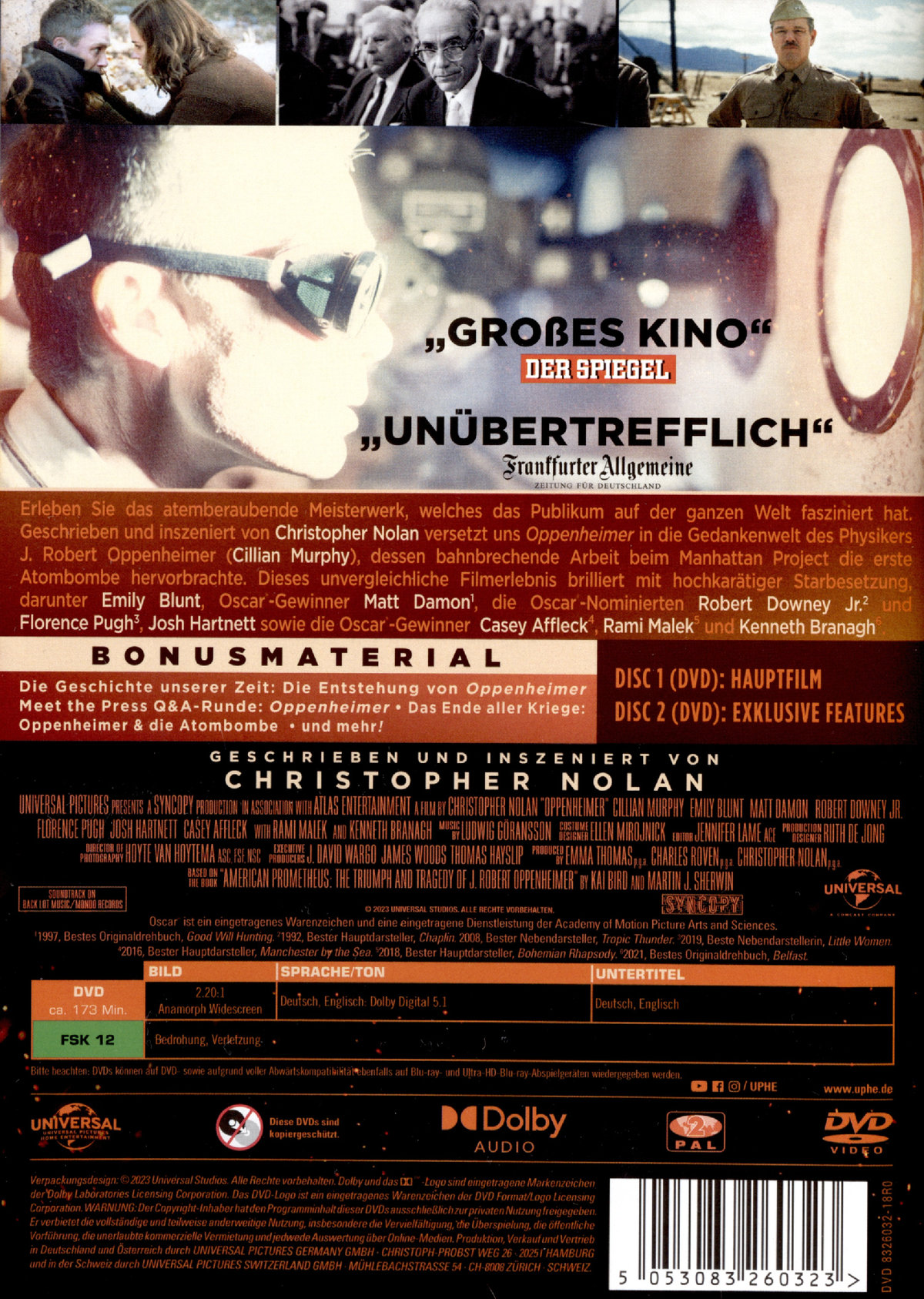 Oppenheimer  (+ Bonus-DVD)  (DVD)