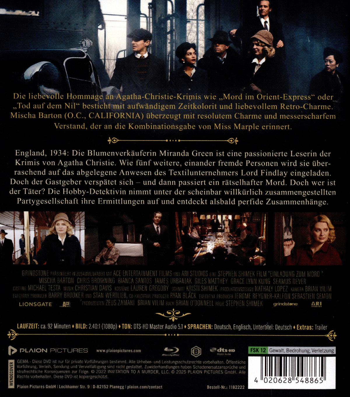 Einladung zum Mord  (Blu-ray Disc)